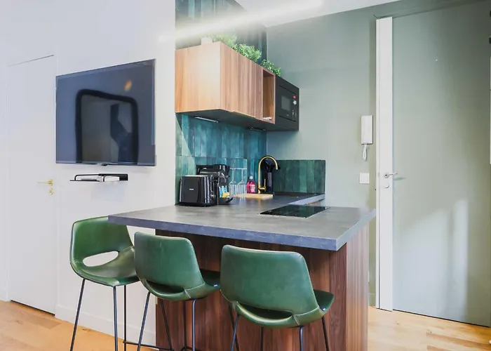 Апартаменты Modern Flat - 1br-4p- Montparnasse Париж